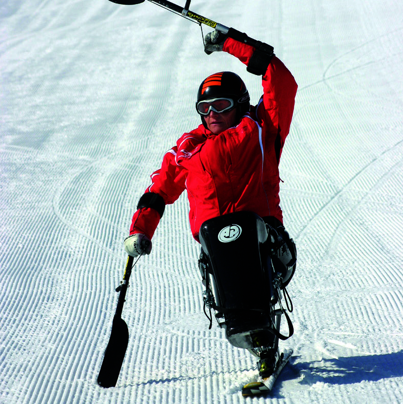No-Handicap Skifahrer